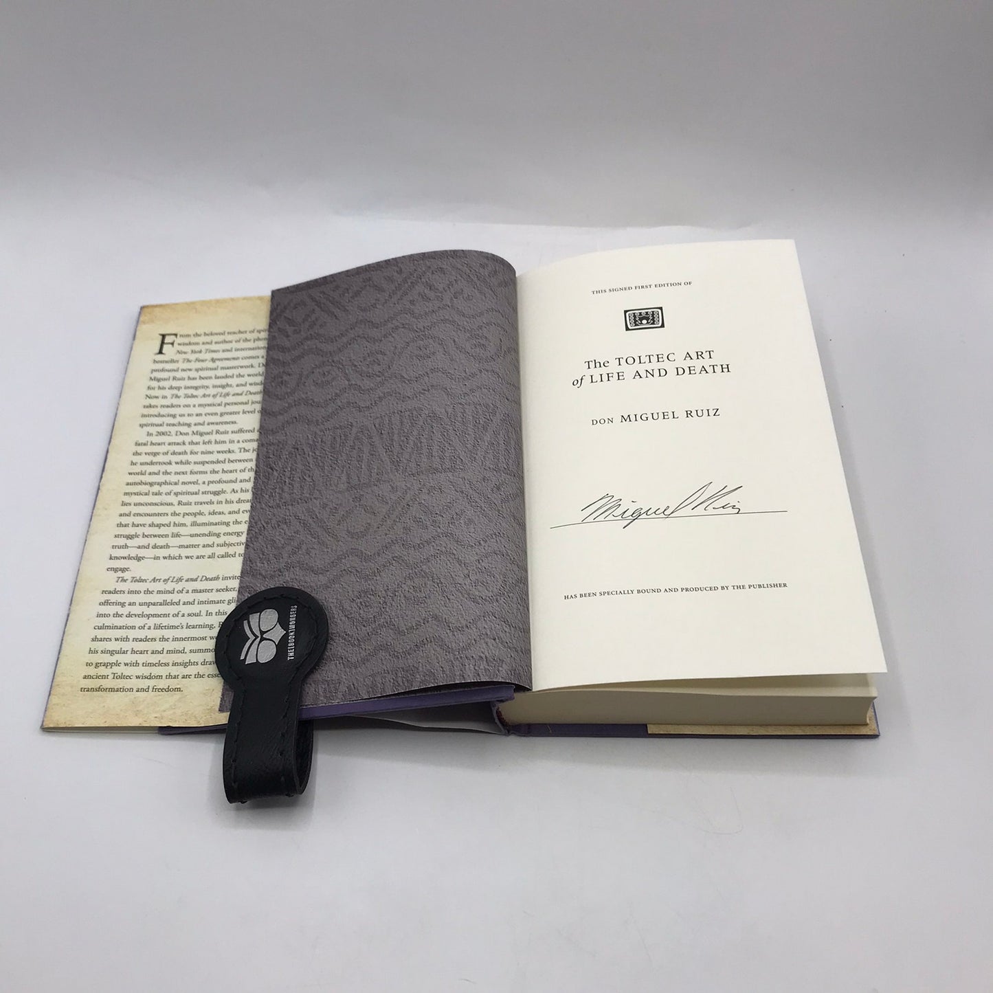 The Toltec Art of Life and Death Don Miguel Ruiz Barbara Emrys SIGNED Philosophy