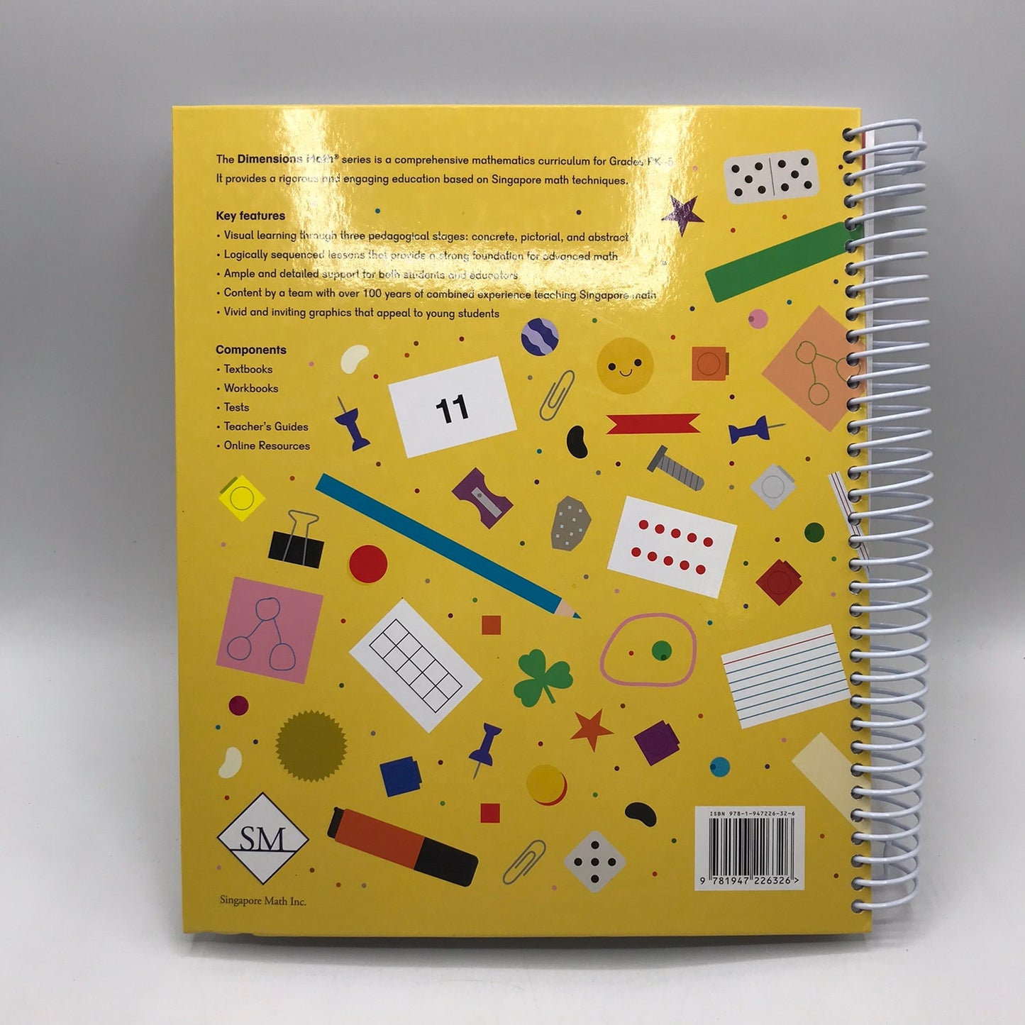 Dimensions Math 1A & 1B Teacher's Guides Only Spiral Bound by Singapore Math Inc