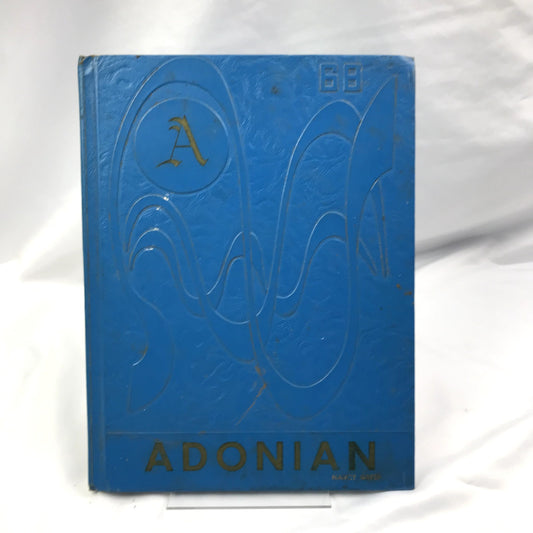 The Adonian Yearbook 1968 Adna High School Chehalis, Washington Hardcover