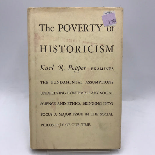 The Poverty of Historicism Karl Popper Philosophy Social Science Theory History