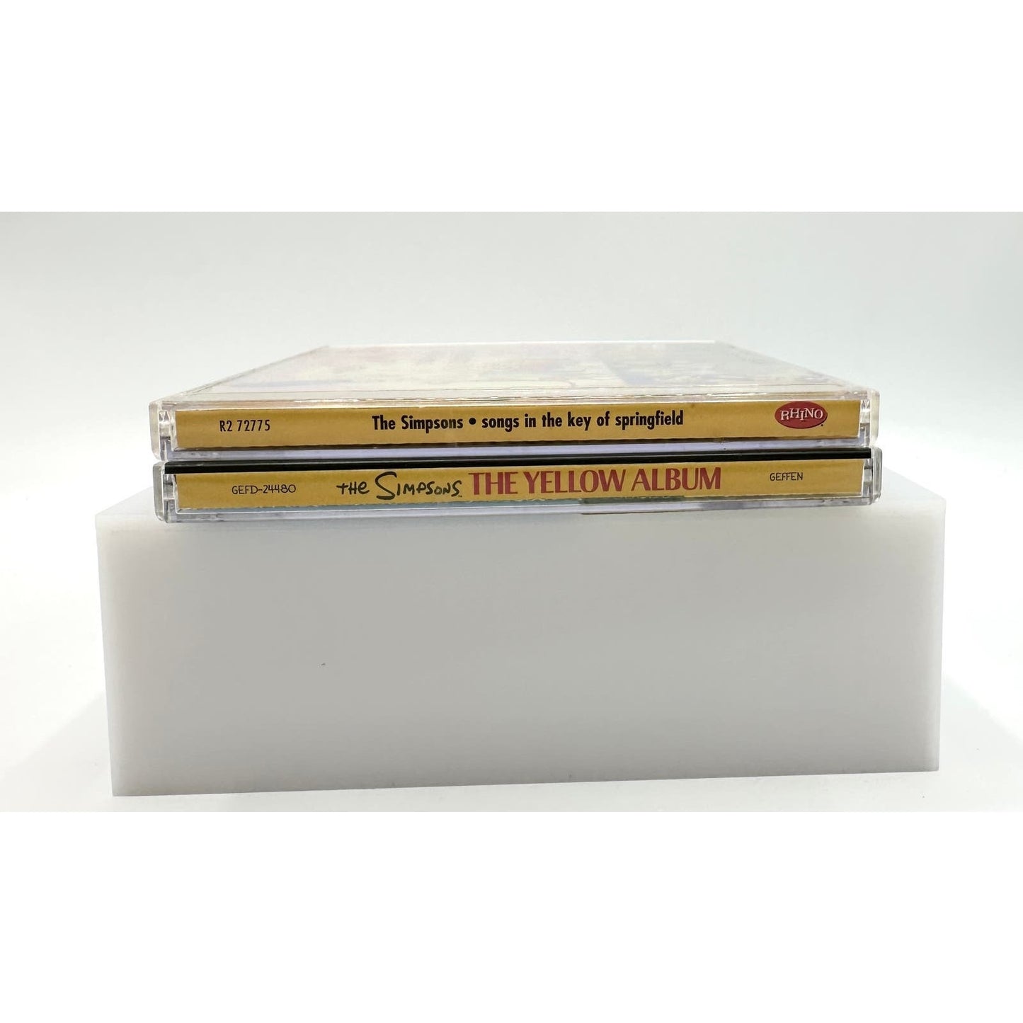 The Simpsons: Songs in the Key of Springfield & The Yellow Album Lot of 2 CDs