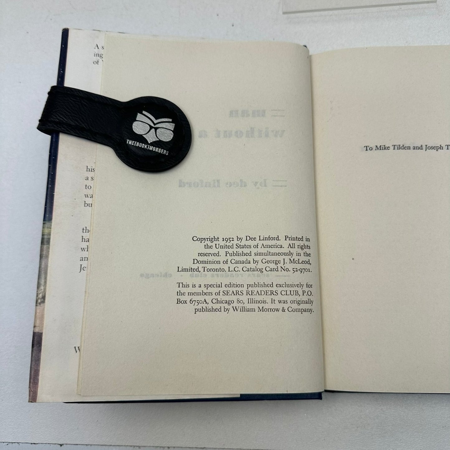 Man Without A Star Dee Linford 1952 Sears Readers Club Western Adventure Novel