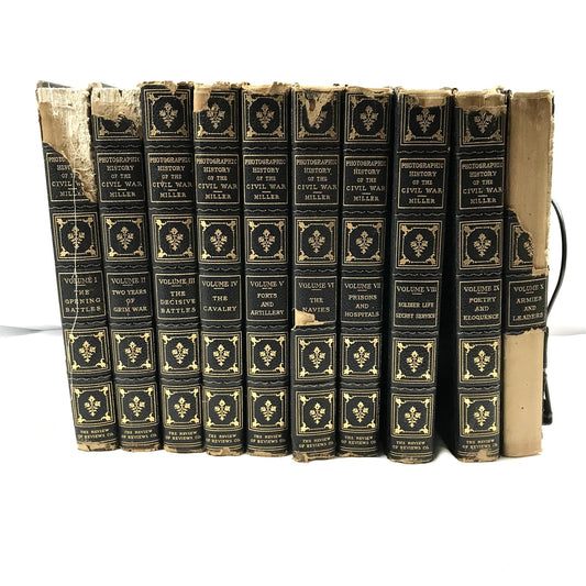 The Photographic History of the Civil War Complete 10 Volume Set US History 1912