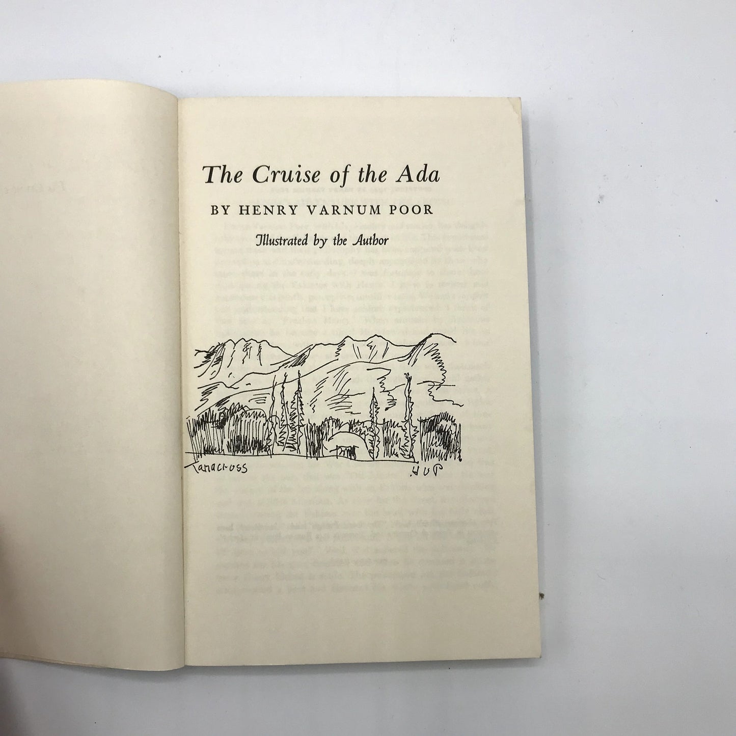 Cruise of the Ada Illustrated Paperback English Book by Henry Varnum Poor 1945
