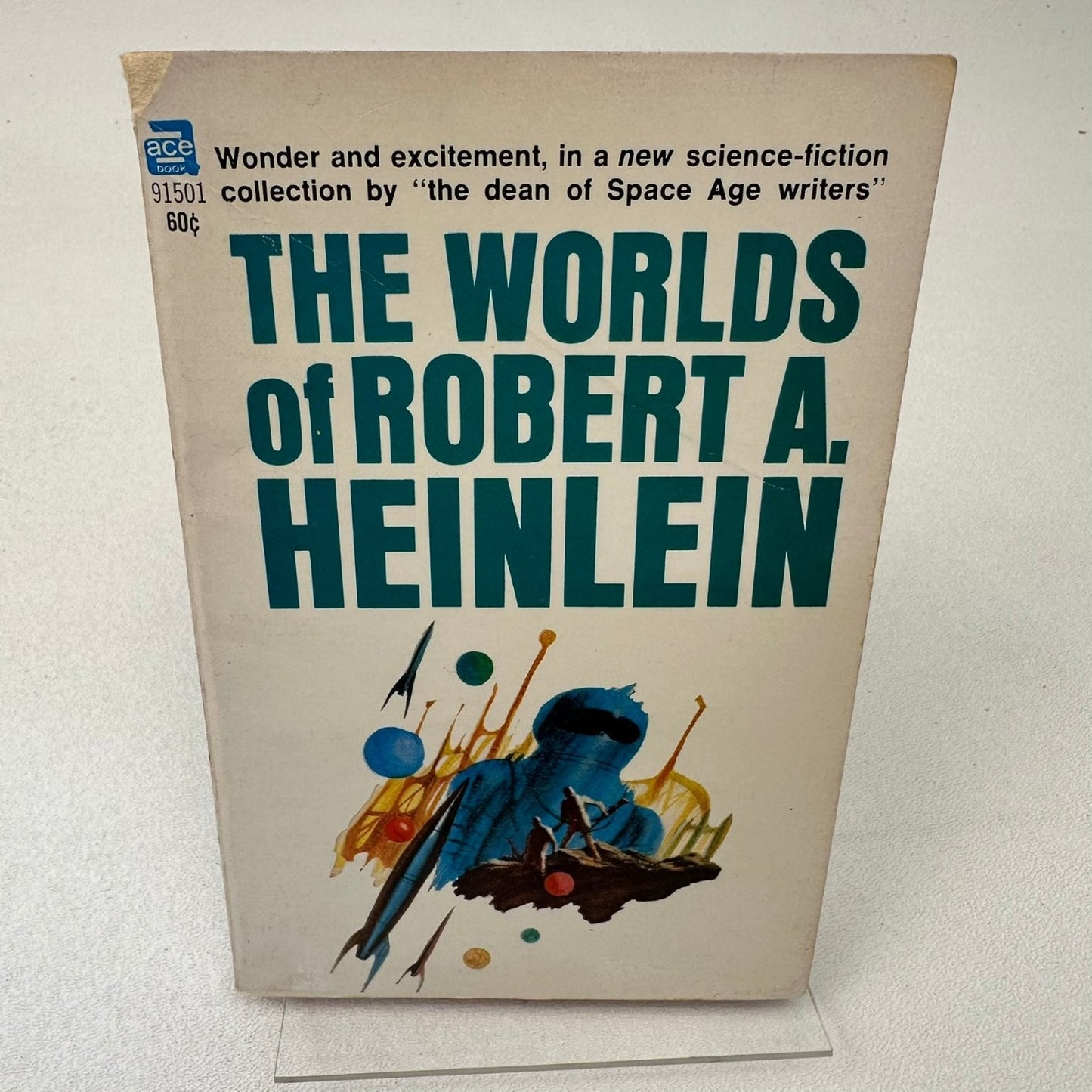 Worlds of Robert A. Heinlein 1966 Ace Book Sci-Fi Collection Paperback