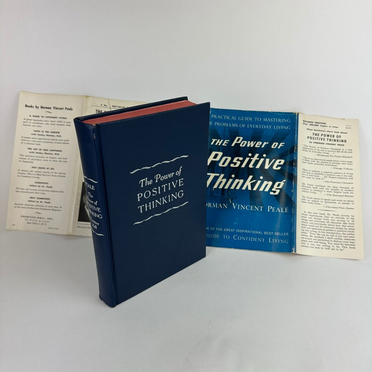 The Power of Positive Thinking Norman Vincent Peale 1952 Deluxe Gift Edition