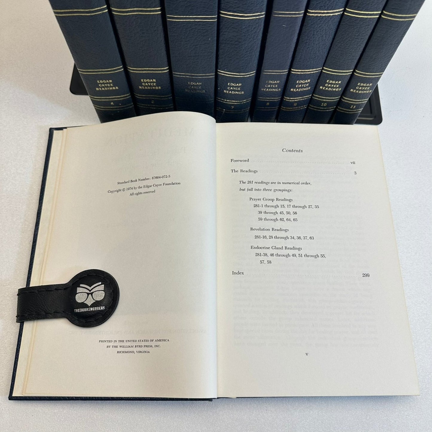 Edgar Cayce Readings 10 Volume Set A.R.E. 1974 Metaphysical Occult