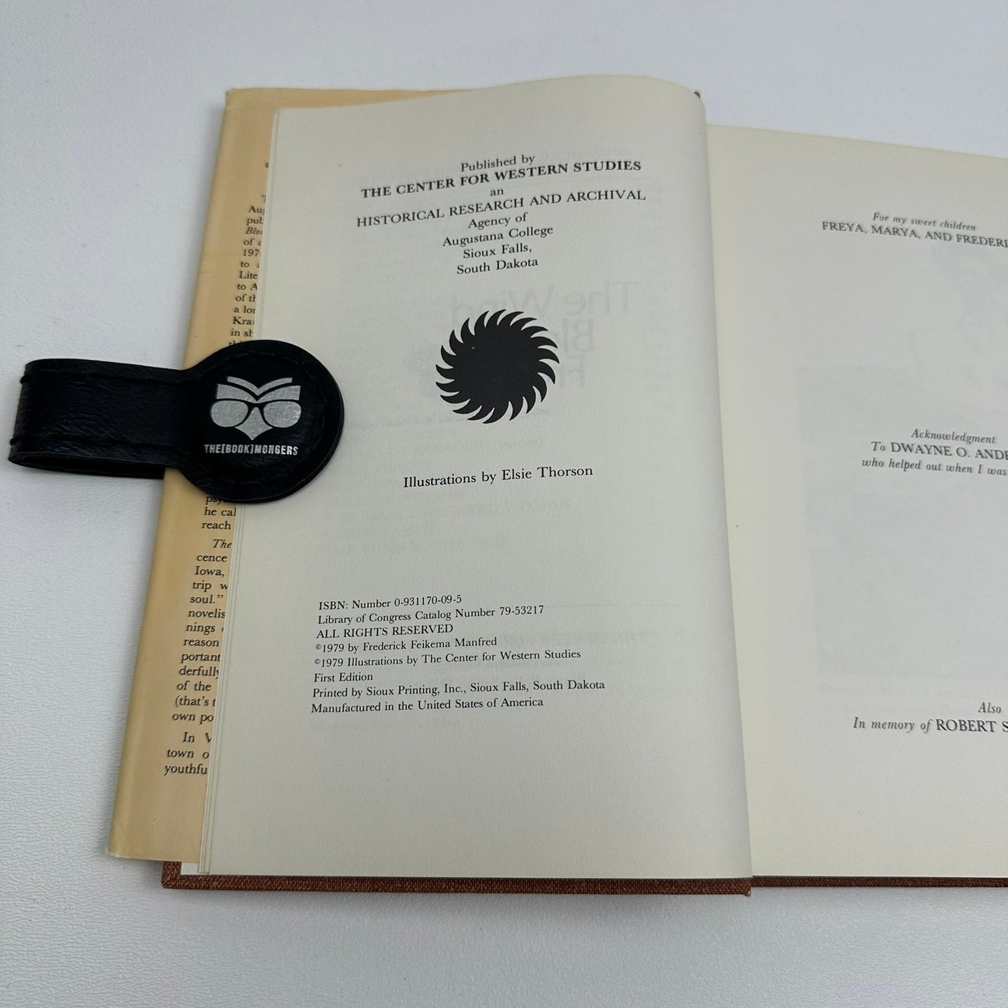 The Wind Blows Free A Reminiscence Frederick Manfred SIGNED Travel Autobiography