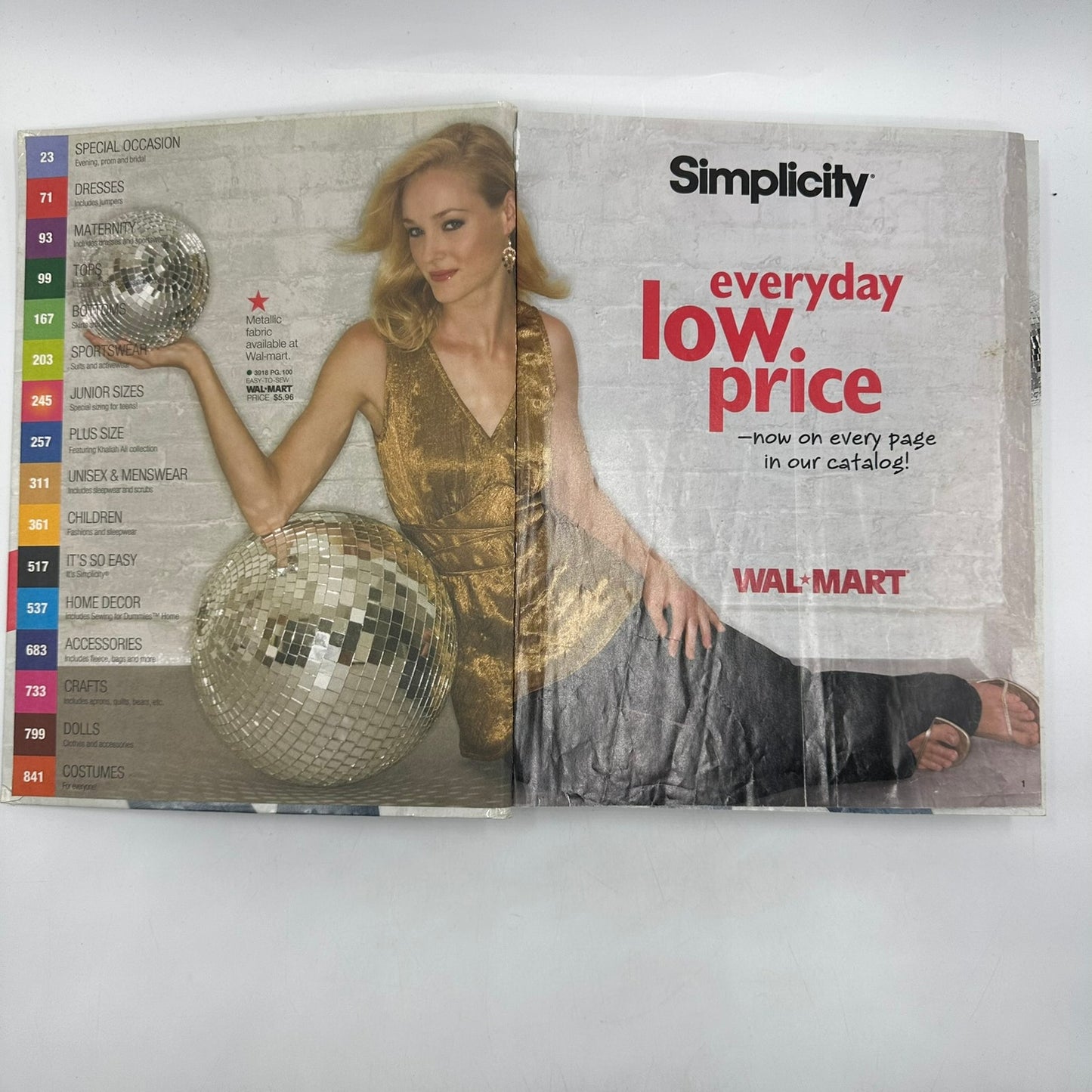 Simplicity Everyday Low Prices Catalog 2002 Holiday Sewing Pattern Home Decor