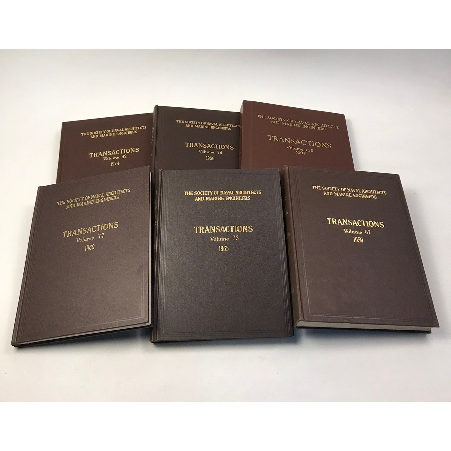 The Society of Naval Architects and Marine Engineers Transactions Lot of 14
