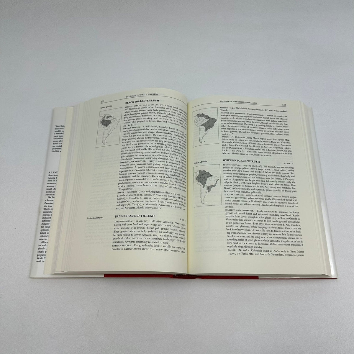 Birds of South America Ridgely Tudor 1989 1994 Vols I & II Ornithology