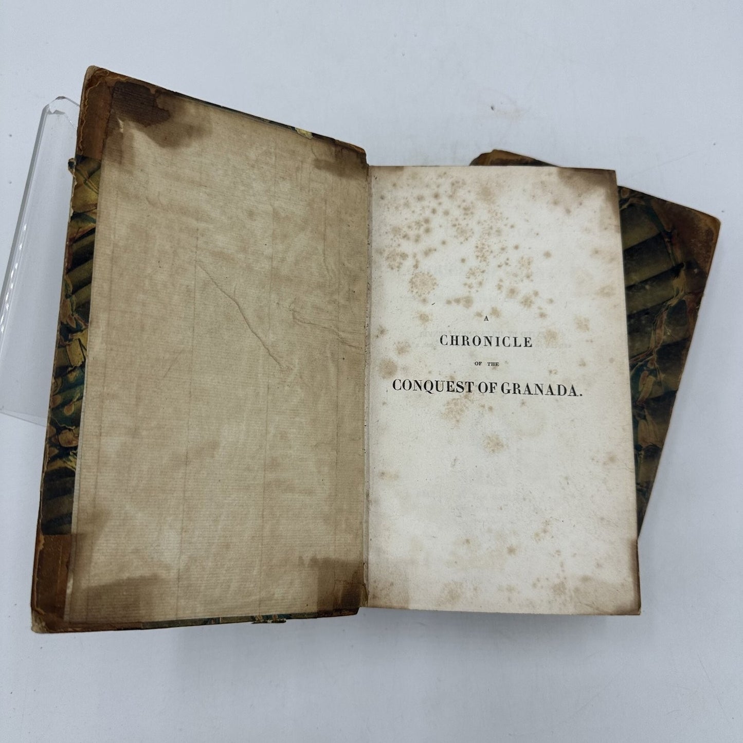 Conquest of Granada Irving 1829 2 Vol Set Paris Baudry History Spain 2 BOOK SET