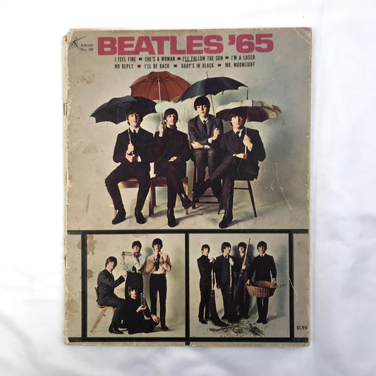 The Latest Beatle Souvenir Book & Beatles '65 Sheet Music Capitol Records
