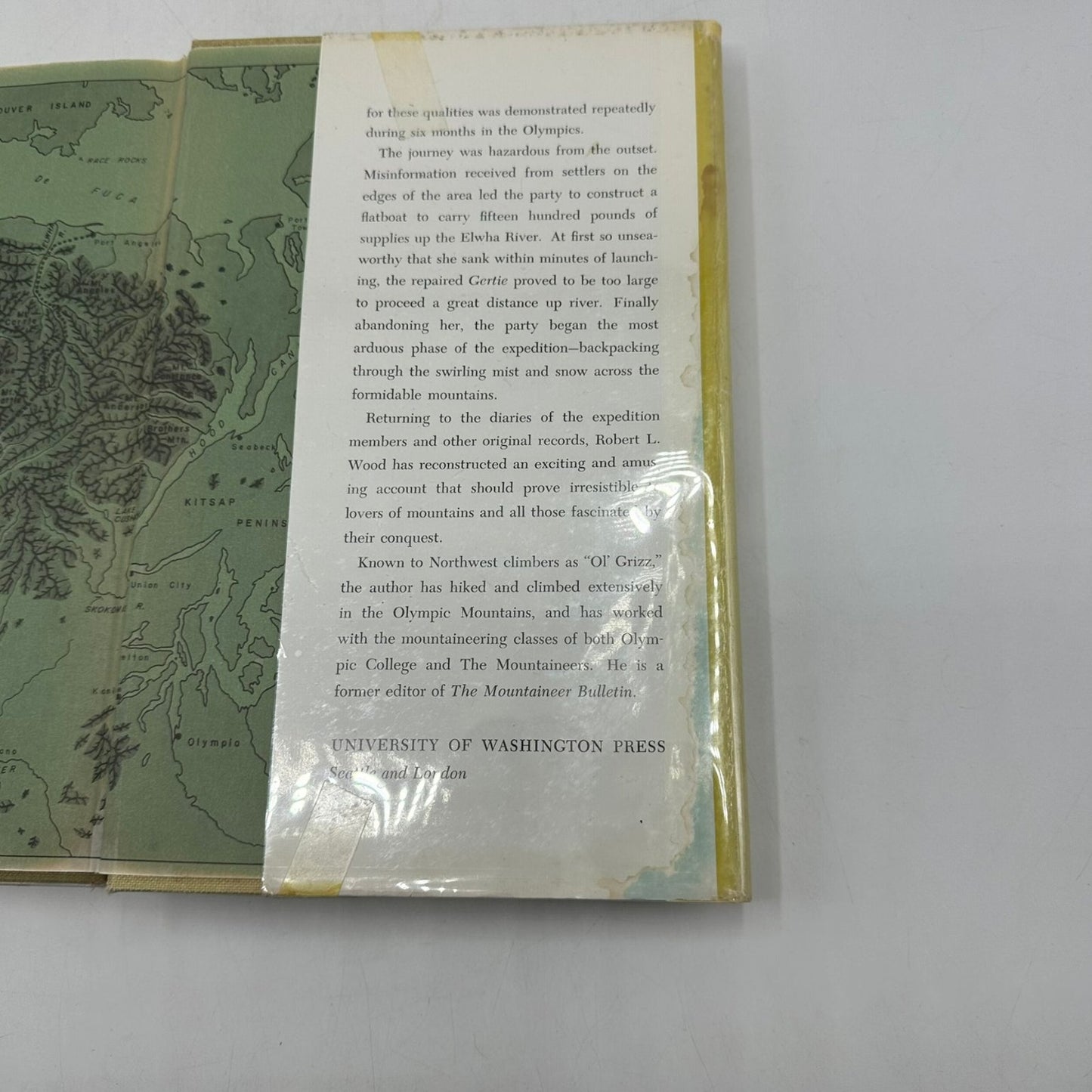 Across Olympic Mountains The Press Expedition 1889-90 Robert L. Wood 1967