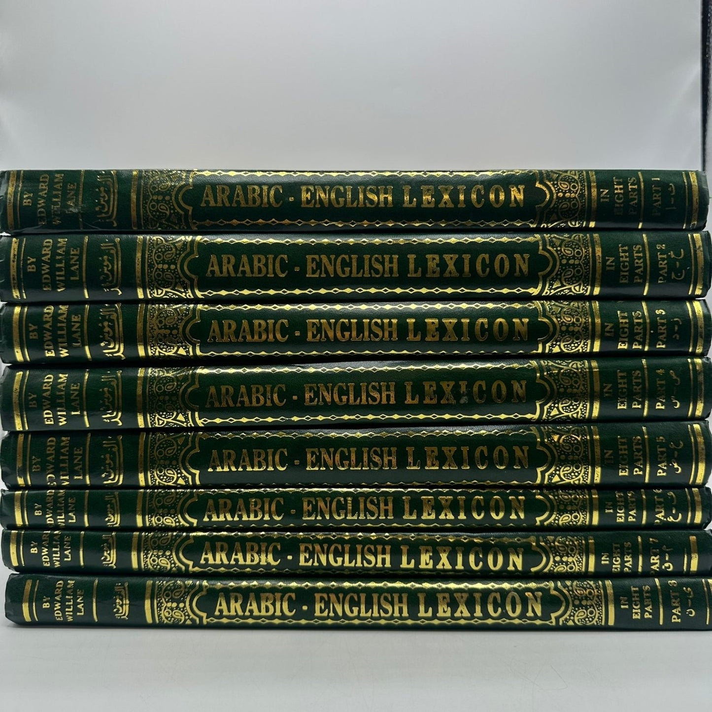 An Arabic-English Lexicon Edward William Lane 1863 Complete 8 Volume Set