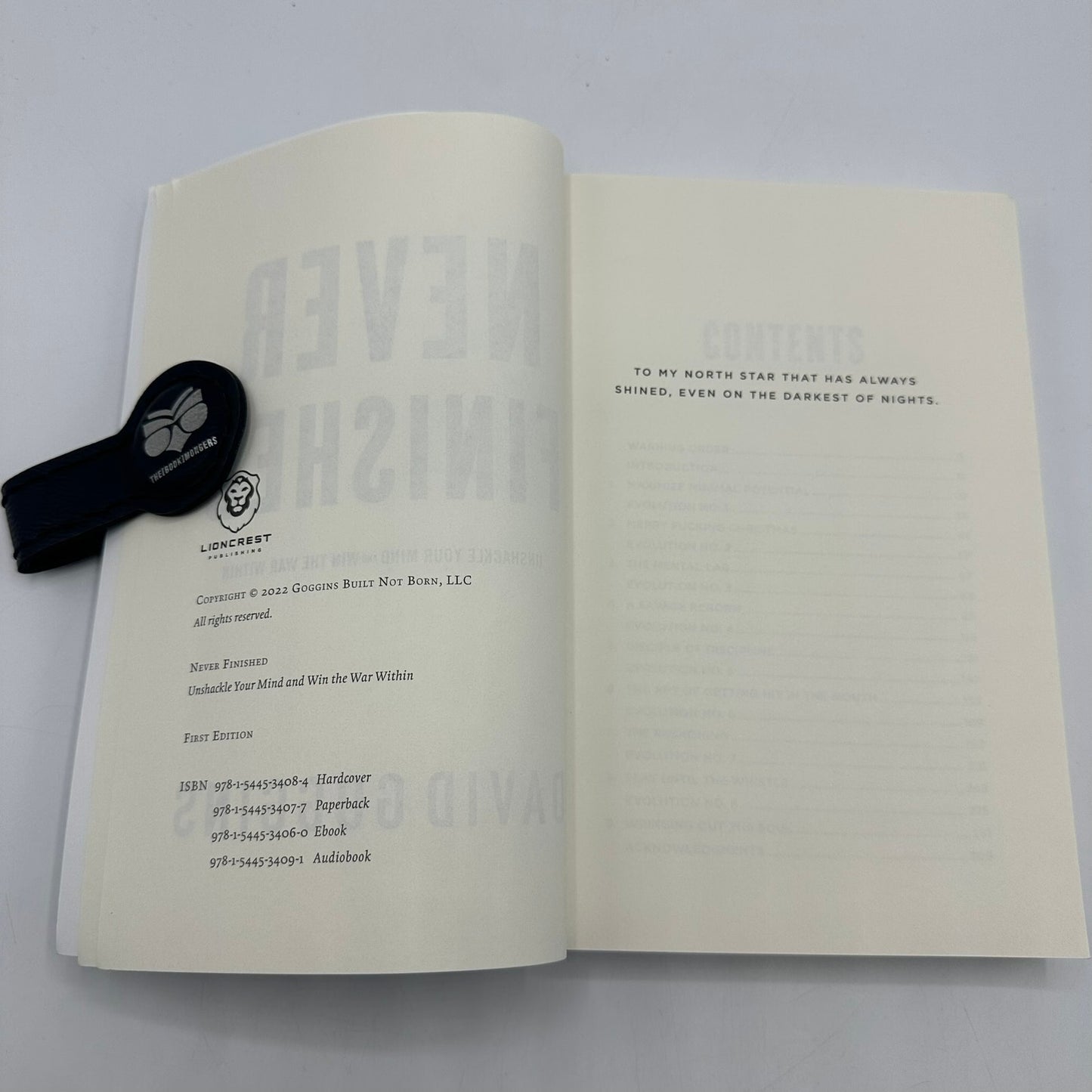 Never Finished Unshackle Your Mind and Win the War Within David Goggins Memoir