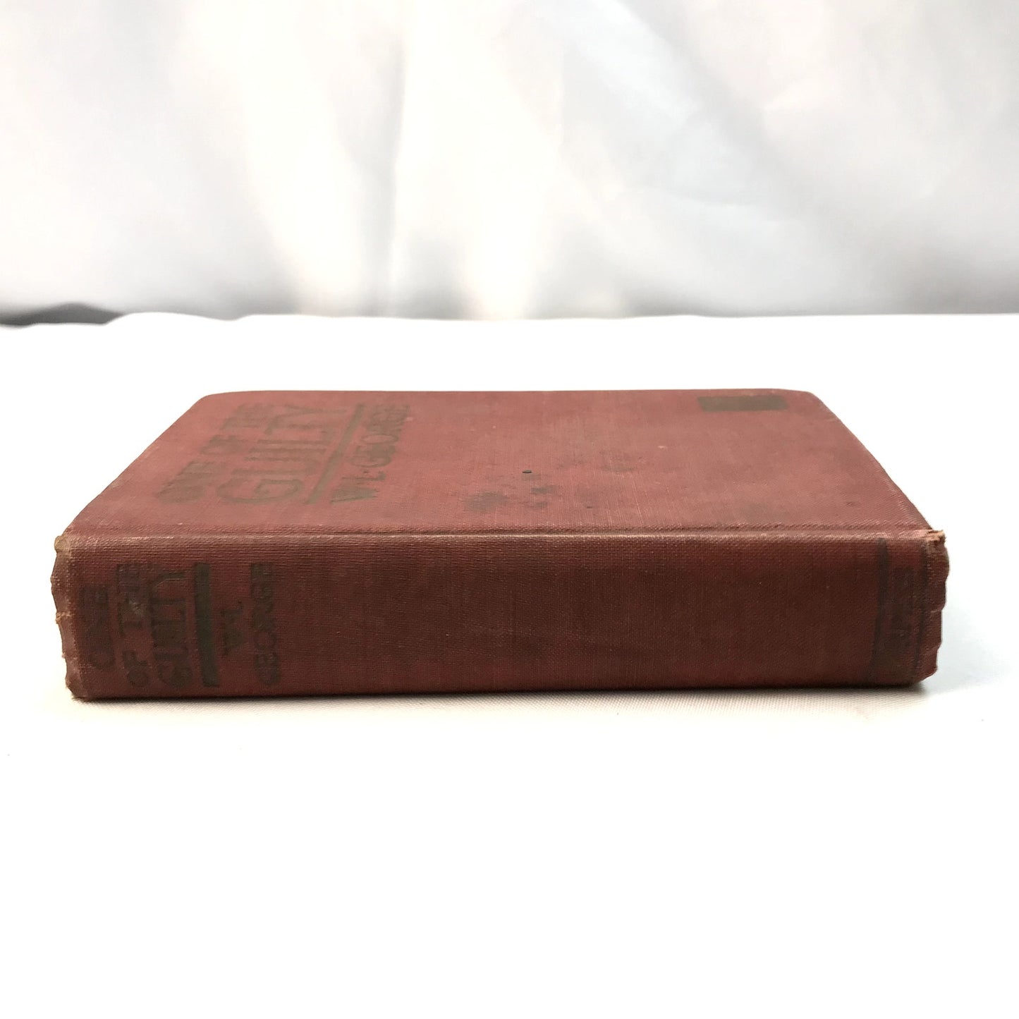 One of the Guilty English Fiction Hardcover Book by W L George 1923 1st Edition
