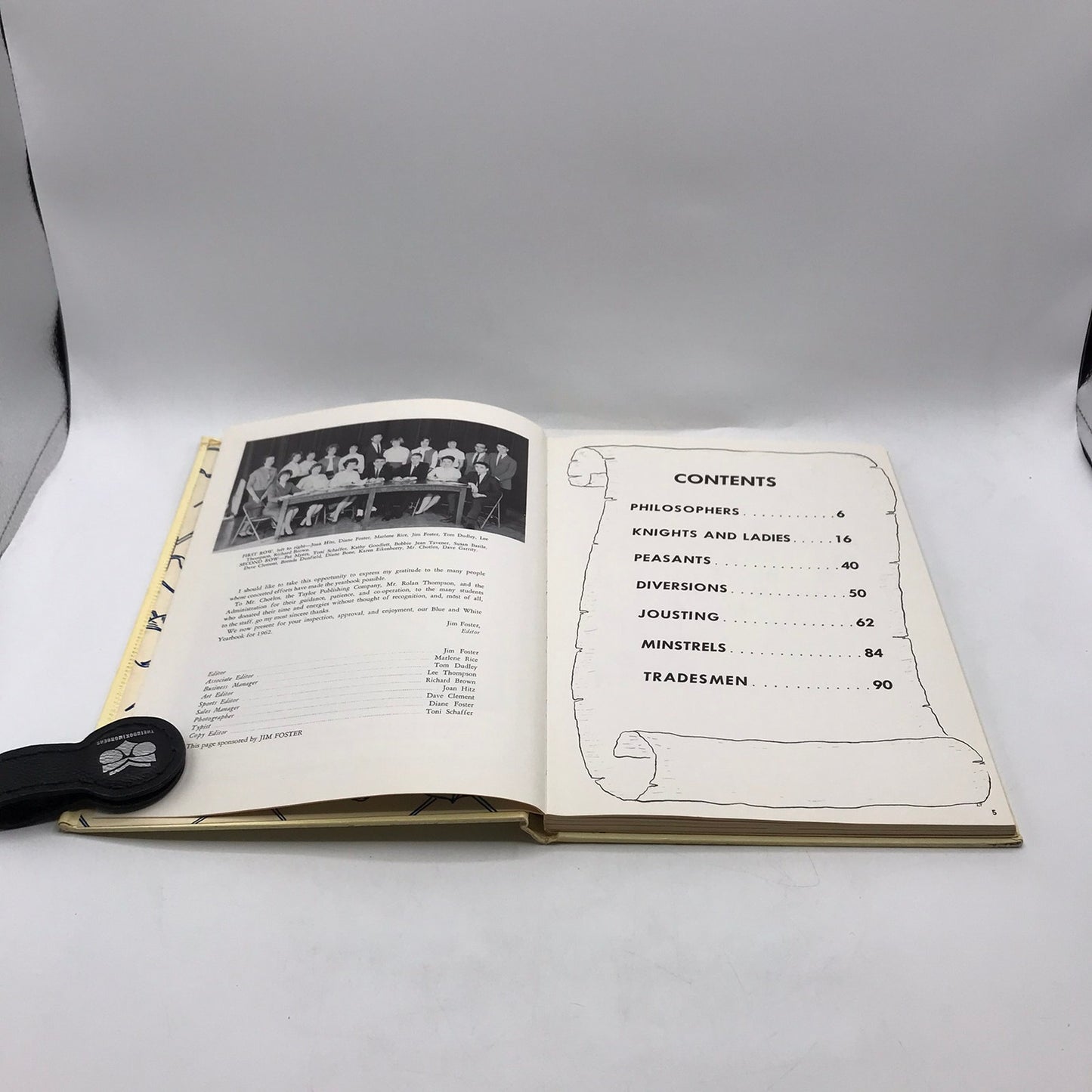 Blue And White 1962 Granville High School Ohio Yearbook Photography Memorabilia