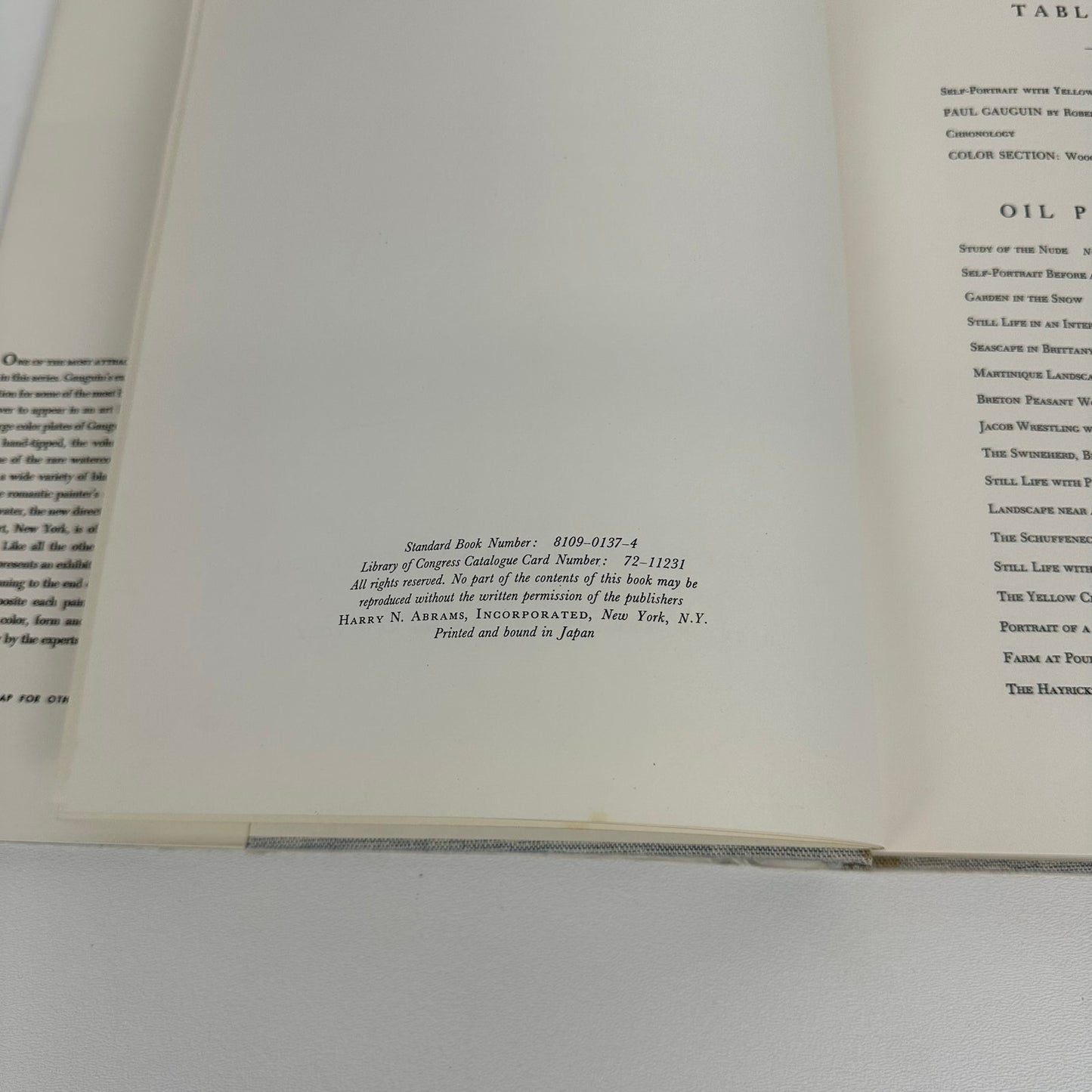 Paul Gauguin The Library of Great Painters Robert Goldwater Post Impressionism