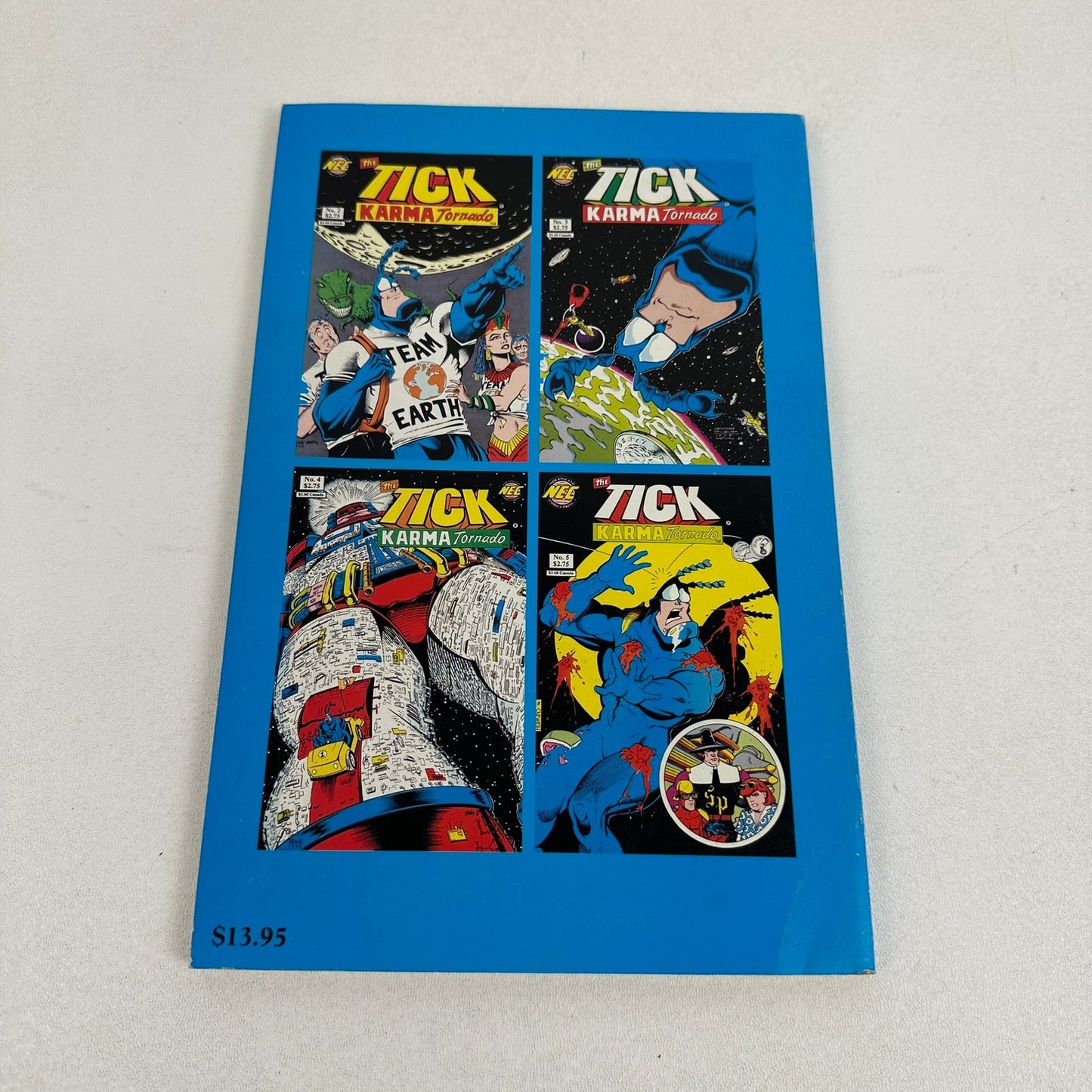 The Tick Karma Tornado No 1 Superheroes Science Fiction Humor Graphic Novel NEC