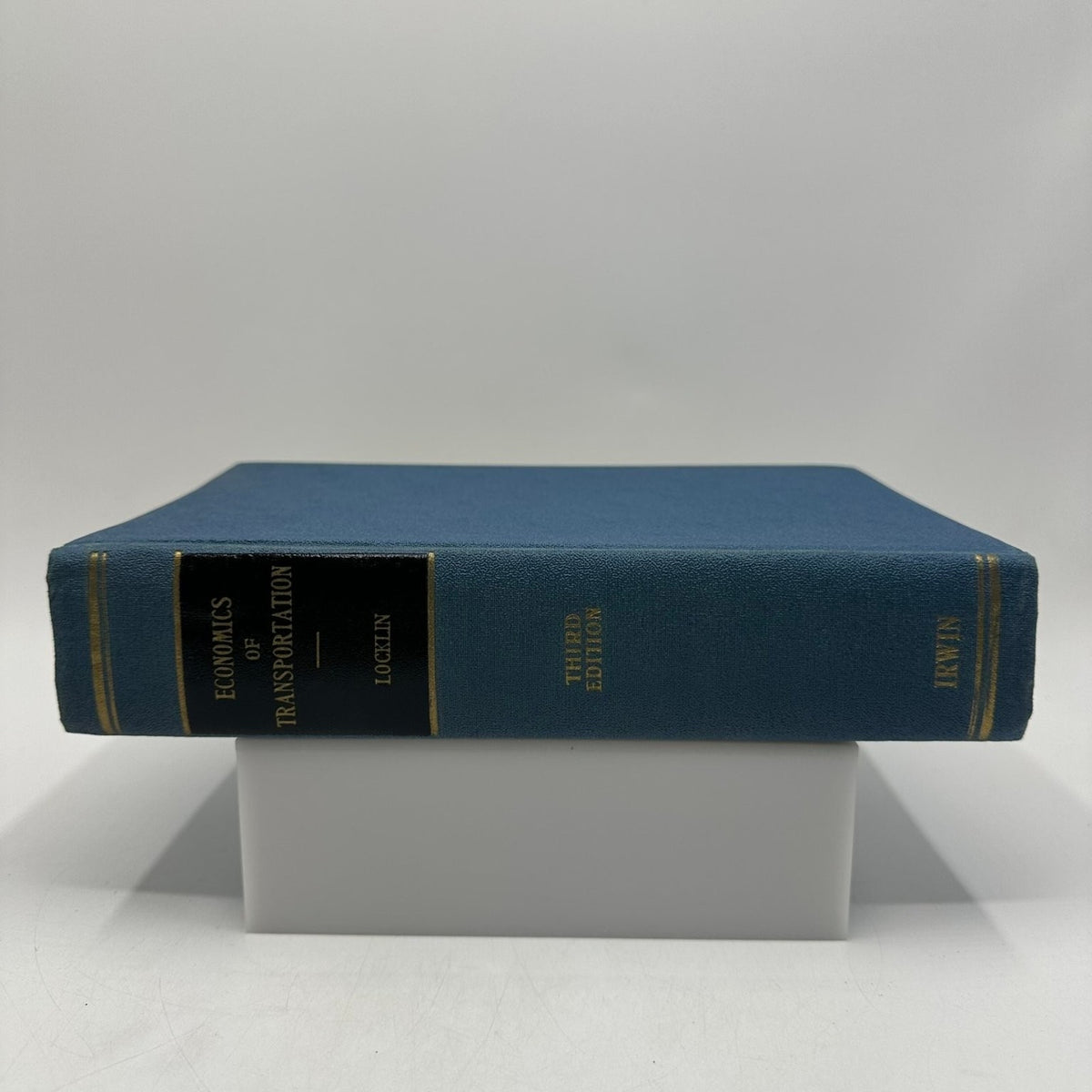 Economics of Transportation Locklin 1951 Third Edition Sixth Printing Irwin