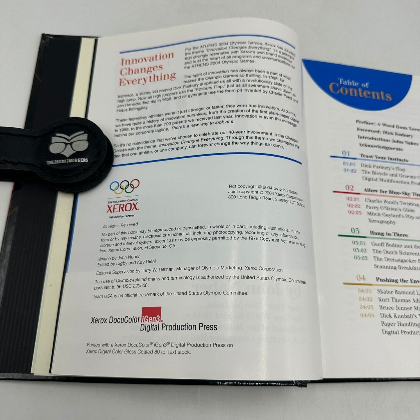 Eureka! John Naber 2004 SIGNED Olympic Games Innovation Xerox Hardcover