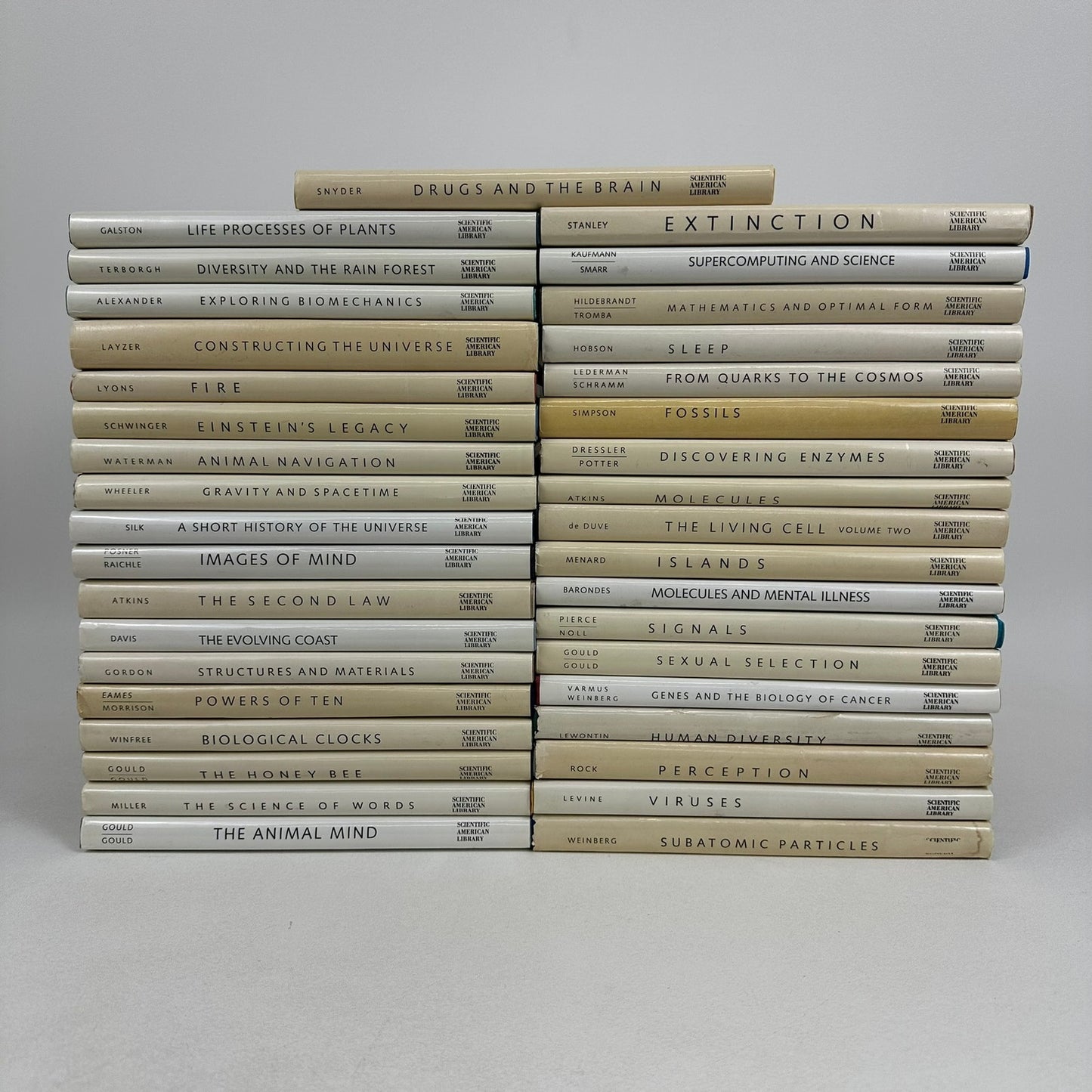 Scientific American Library 37 Volume Set Natural History Biology Science Plants