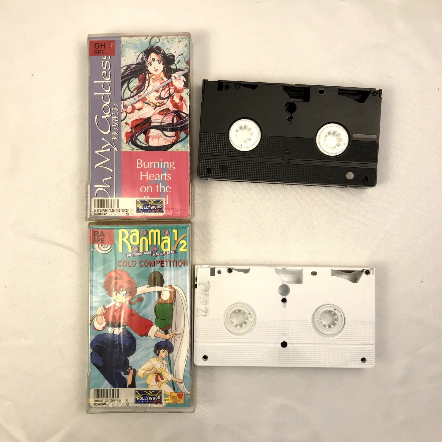 Ranma 1/2 Anything Goes Vol 5 & Oh My Goddess Episode 3 Lot of 2 Anime VHS Tapes