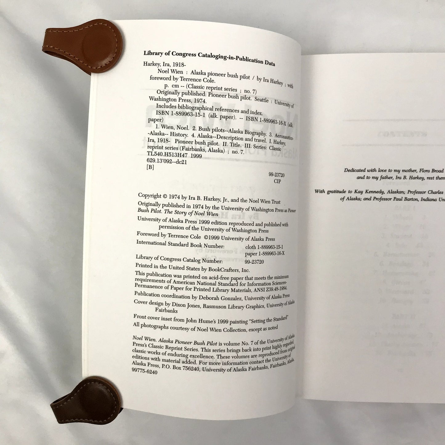 Noel Wien: Alaska Pioneer Bush Pilot SIGNED Paperback Book by Ira Harkey 1999