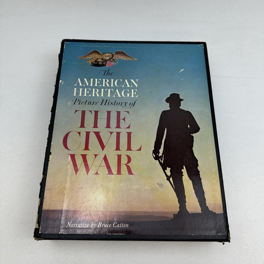 American Heritage Picture History of The Civil War Catton 1960 2 Vol Set