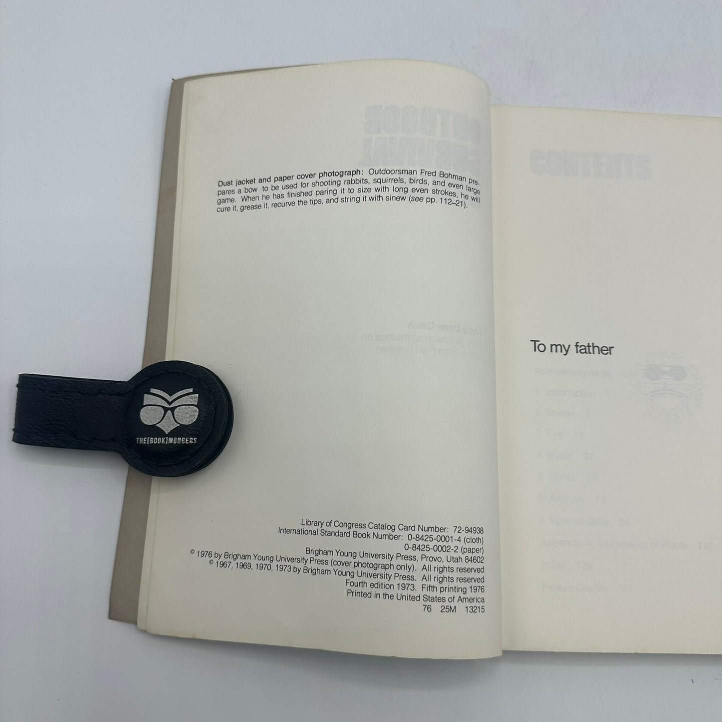 Outdoor Survival Skills Larry Dean Olsen SIGNED Sports Wilderness Adventure 1976