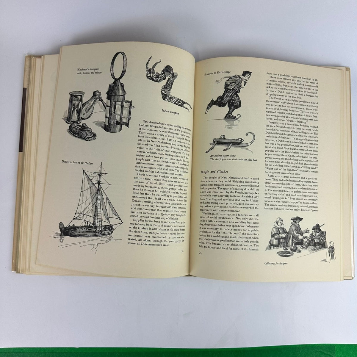 Colonial Living Edwin Tunis 1957 First Edition Illustrated Hardcover World Pub