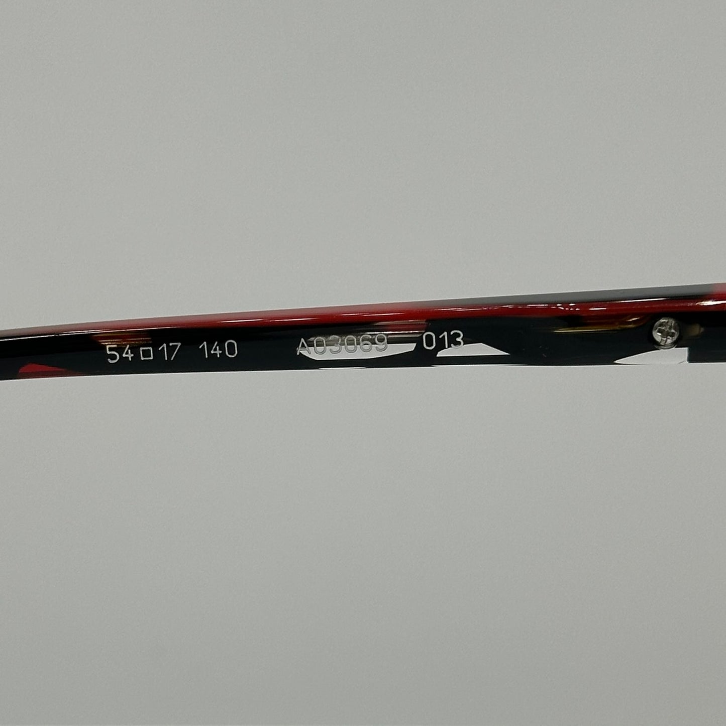 Alain Mikli A03069 013 Red Yellow Stained Glass Womens Eyeglass Frames 54-17-140