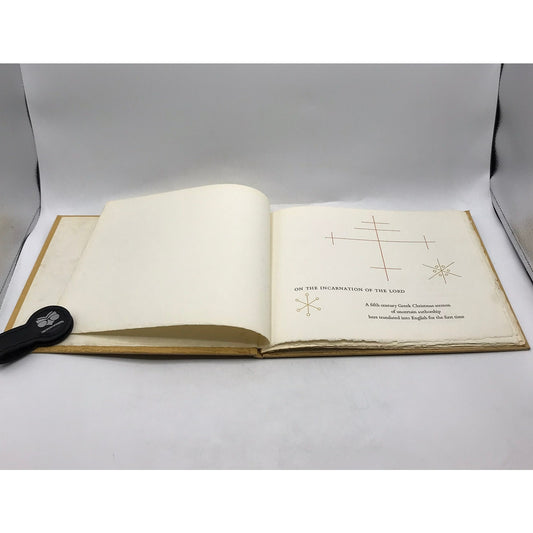 On the Incarnation of the Lord Aelred Tegels 1961 Limited Edition Copy 958 of 1500