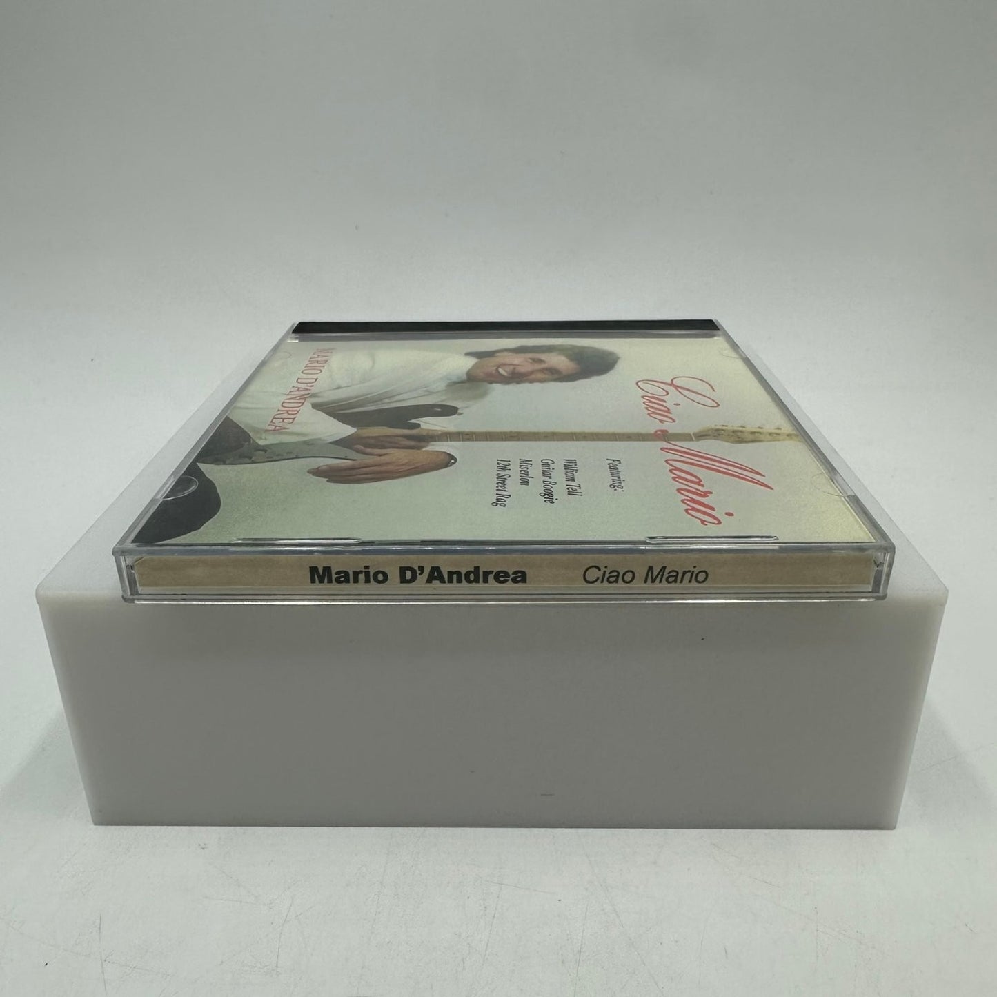 Mario D'Andrea – Ciao Mario CD 2000 Autographed Italian Instrumental Guitar