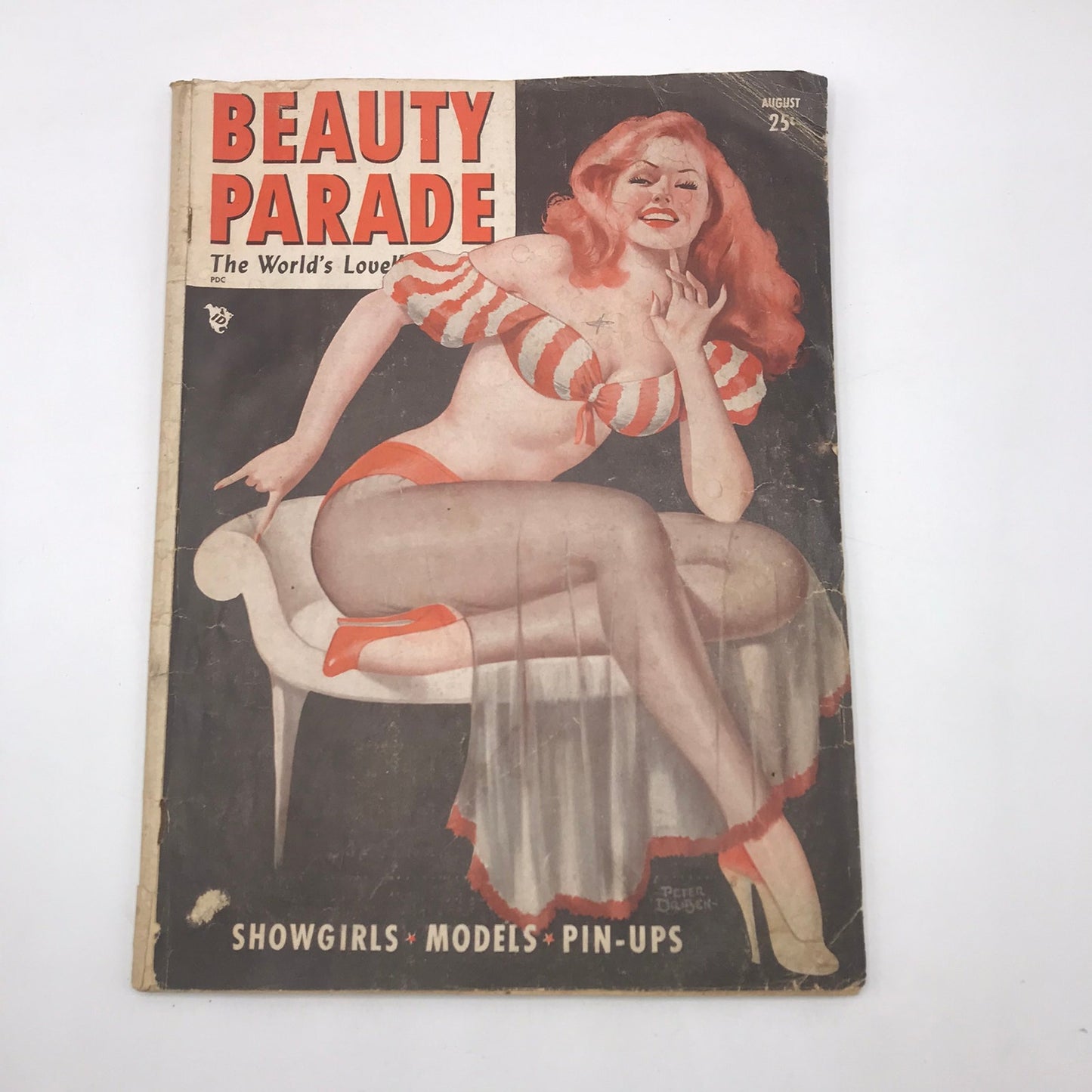 Vintage Beauty Parade Magazine Volume 7 August 1948 Models Illustrated Paperback