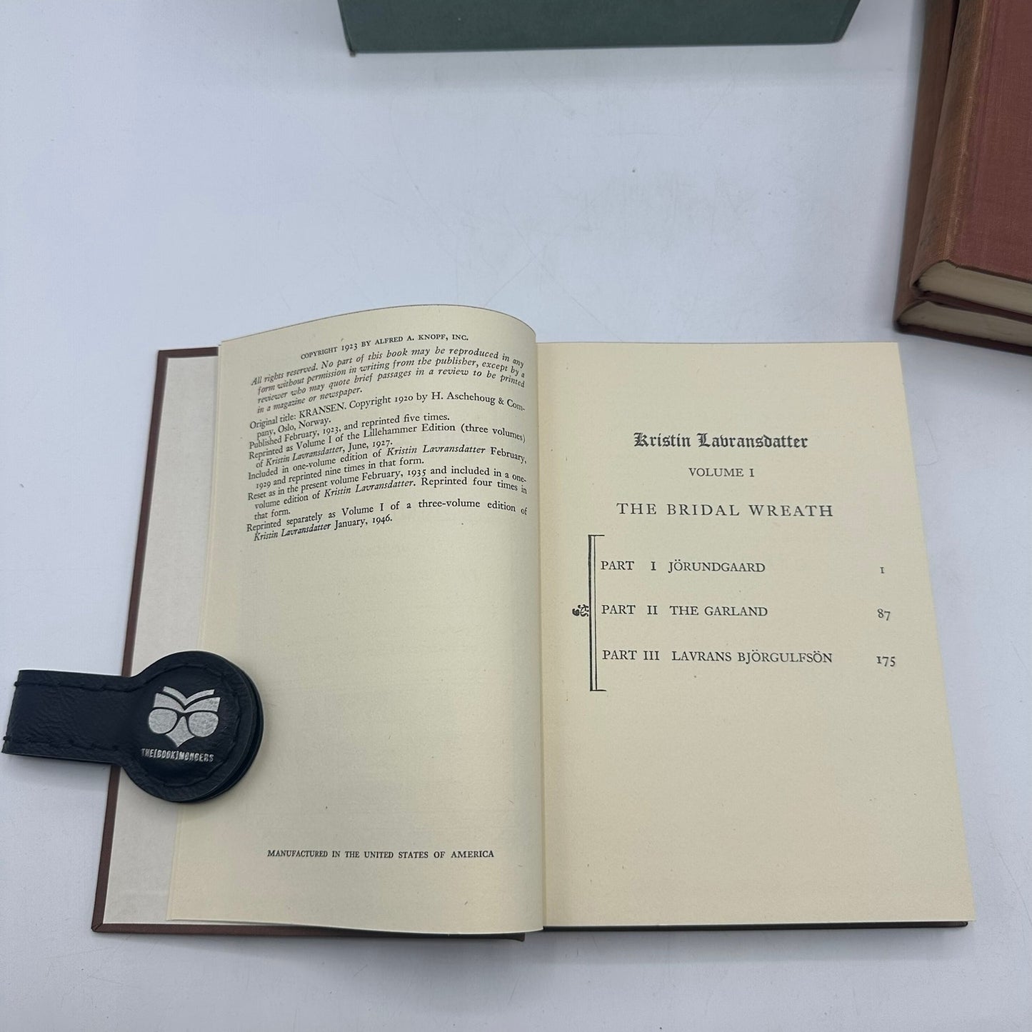 Kristin Lavransdatter Trilogy Sigrid Undset 3 Volume Box Set Historical Medieval