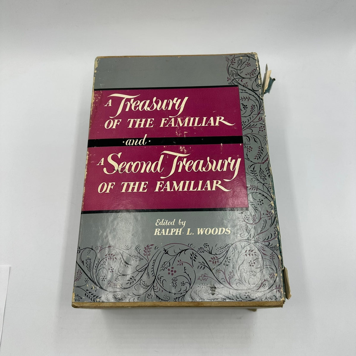 A Treasury of the Familiar Ralph L Woods Vol I & II Box Set Literature Fiction