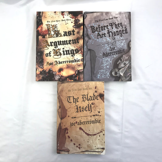 Joe Abercrombie: First Law Series Books 1-3 Paperback Fantasy Novels