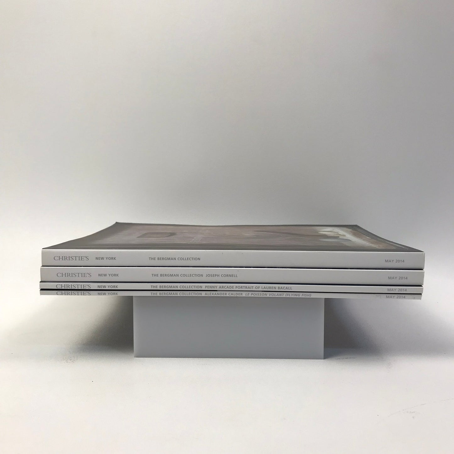 Christies The Bergman Collection Auction Catalogs Lot of 4 Contemporary Modern