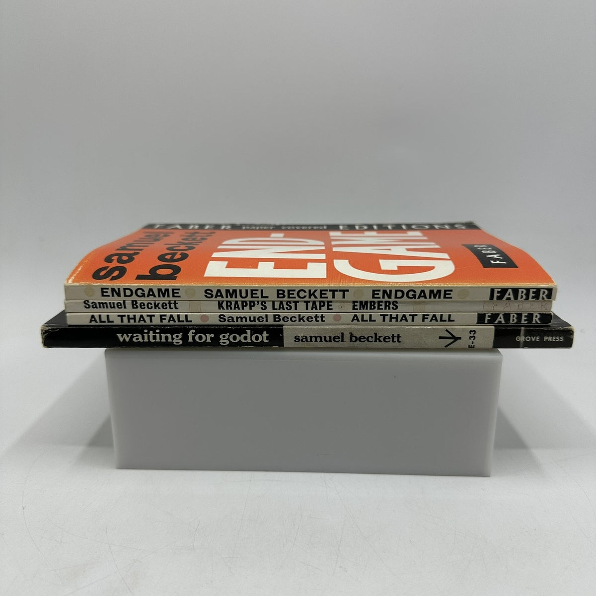 Samuel Beckett Lot of 4 Paperback Books Absurdist Literature Drama Modernism