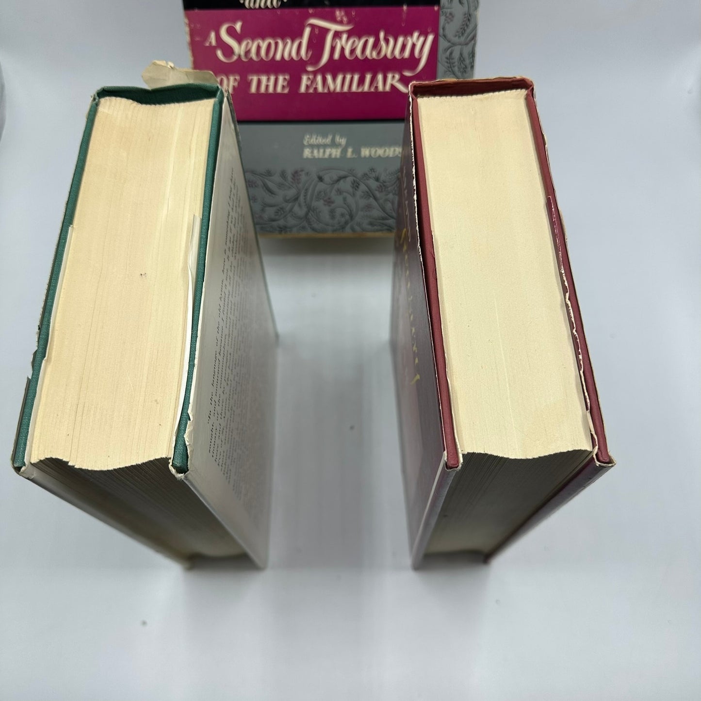 A Treasury of the Familiar Ralph L Woods Vol I & II Box Set Literature Fiction