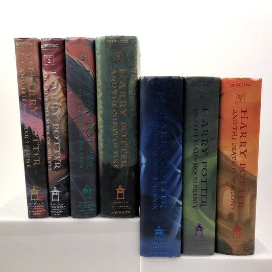 Harry Potter Complete 7 Book Set by J. K. Rowling Hardcover Novels Fantasy Magic