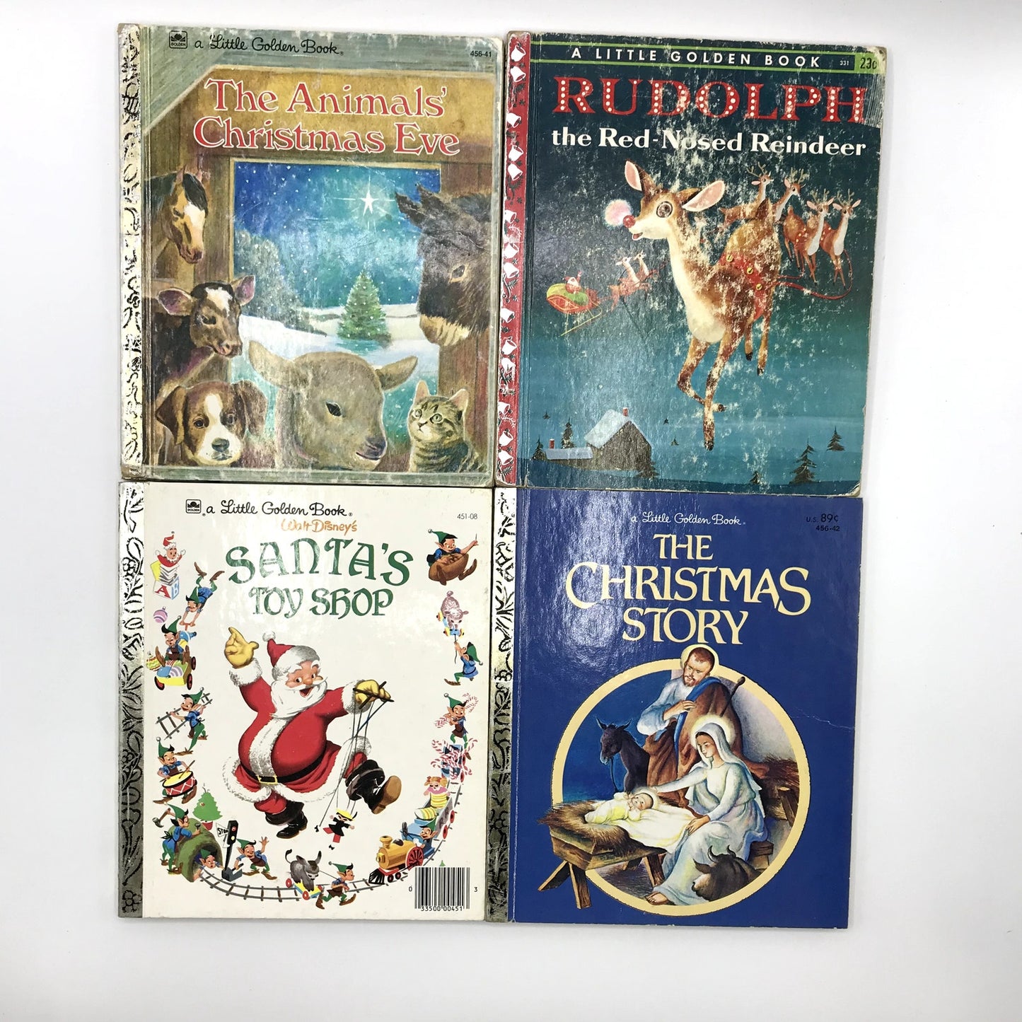 Lot of 22 Little Golden Books Holiday Stories Children's Illustrated Hardcovers
