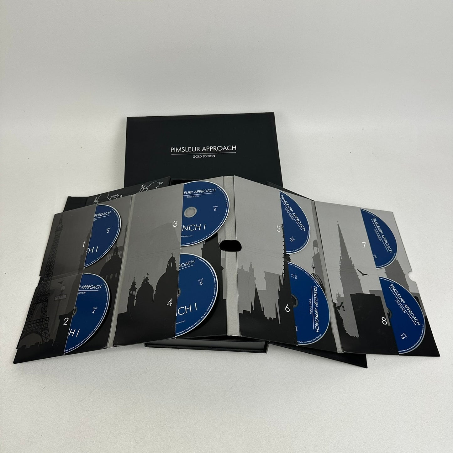 Pimsleur Approach Gold Edition French Language Levels 1-3 Set of 48 Audio CDs