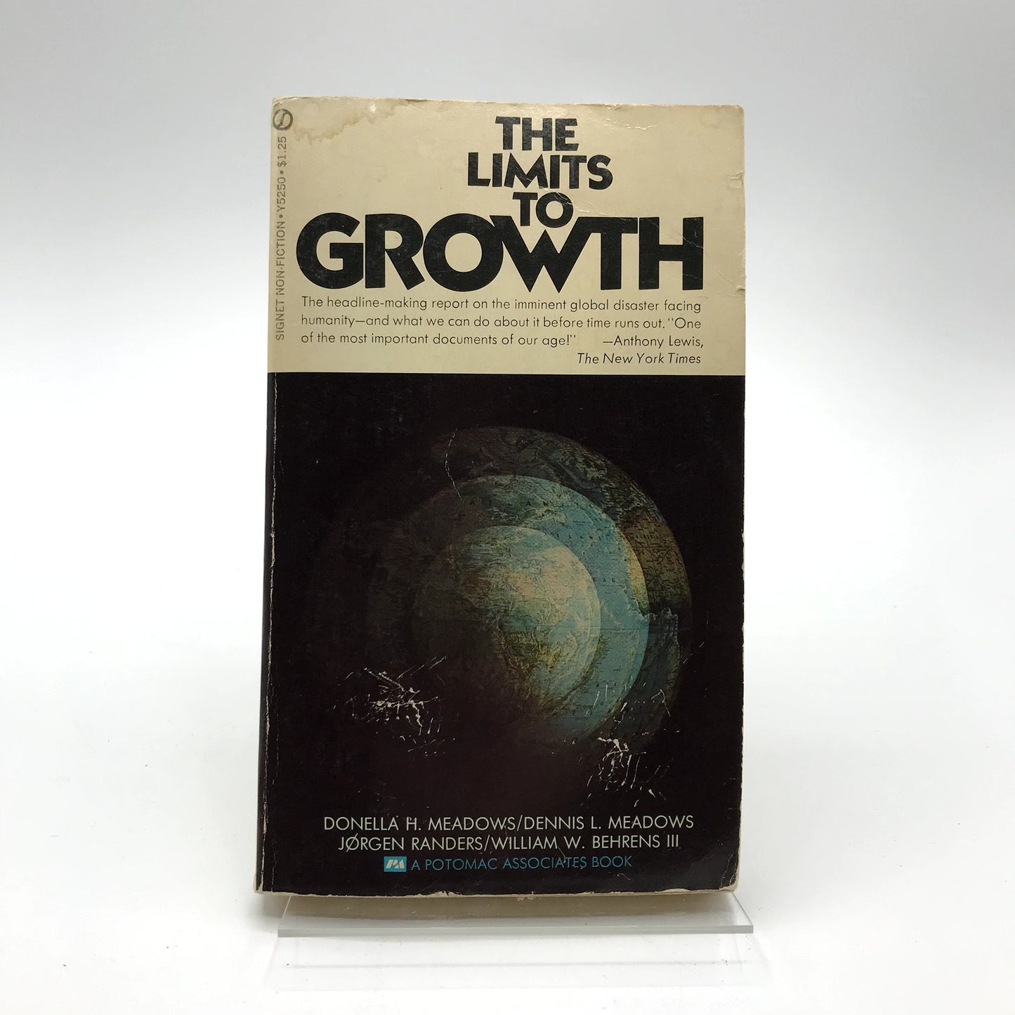 The Limits To Growth Paperback Science Book by Meadows, Randers & Behrens 1972