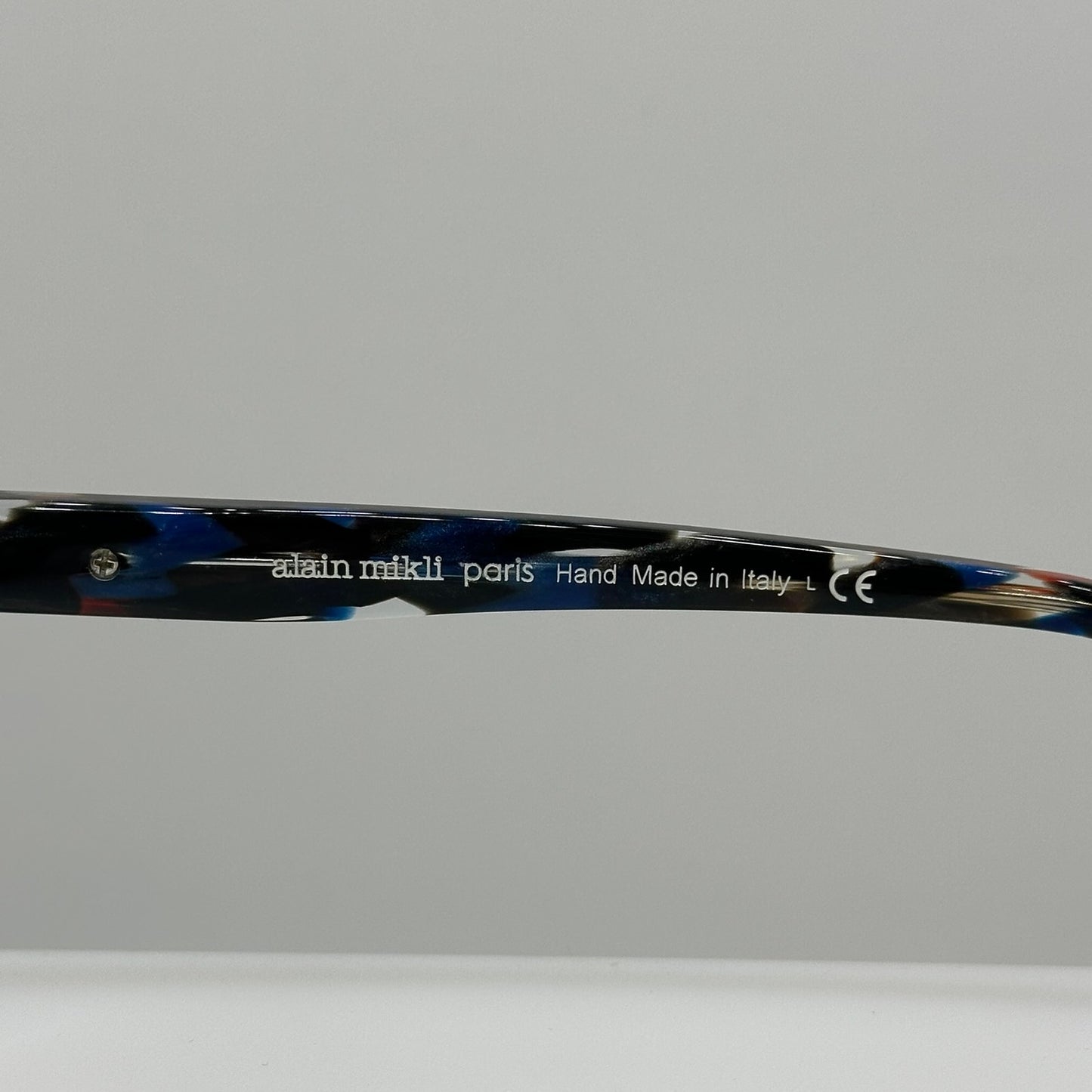 Alain Mikli Hadrien A03120 005 Red Blue Black Men Rectangular Frames 55-17-145