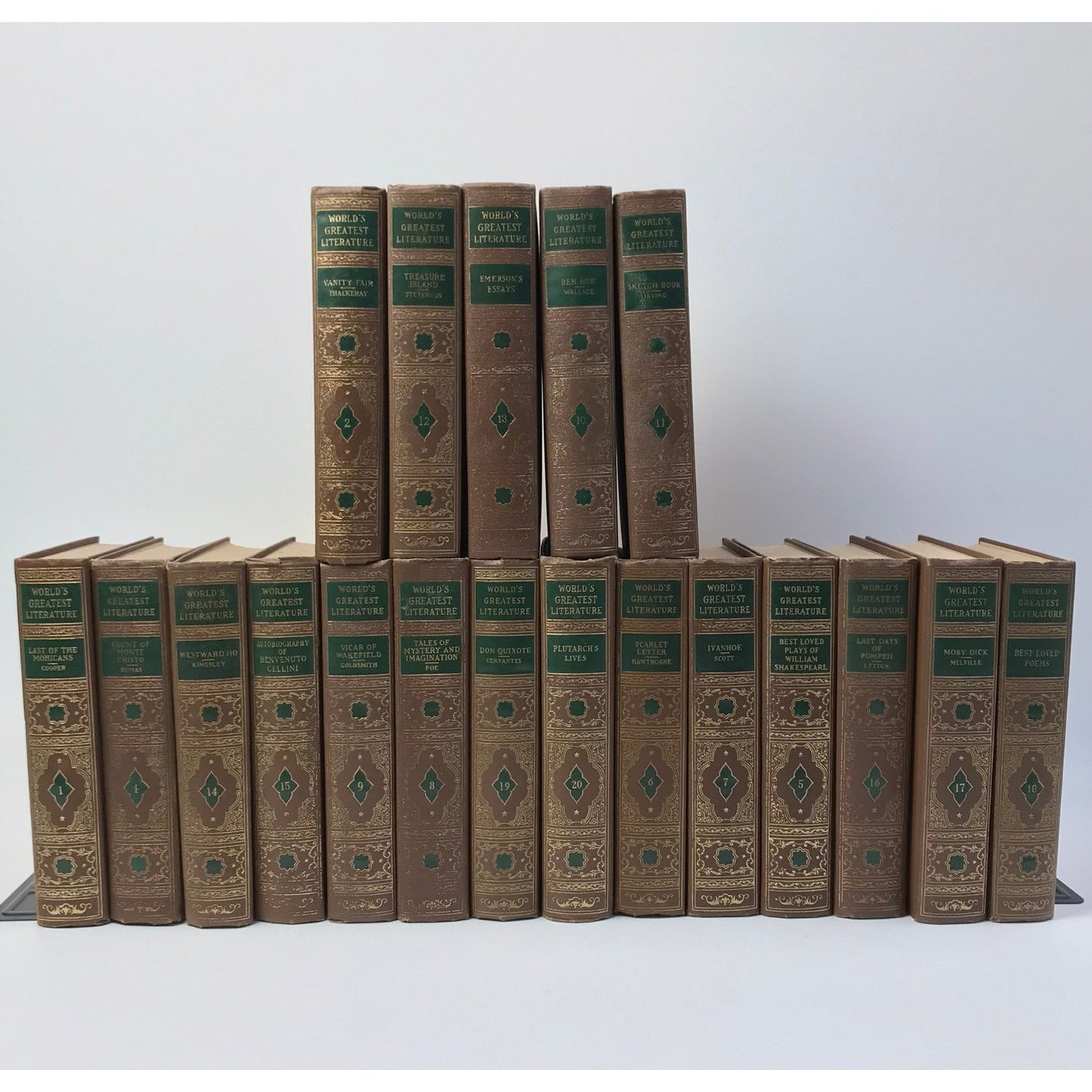 The Worlds Greatest Literature 19 Volumes Classic Anthology Poetry Literature