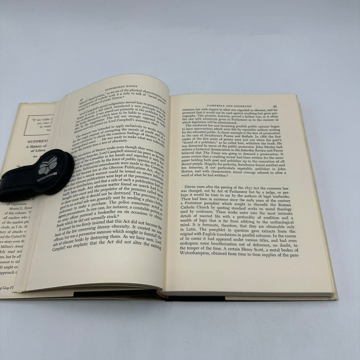 Suppressed Books Alec Craig 1963 First Ed Literary Obscenity World Publishing