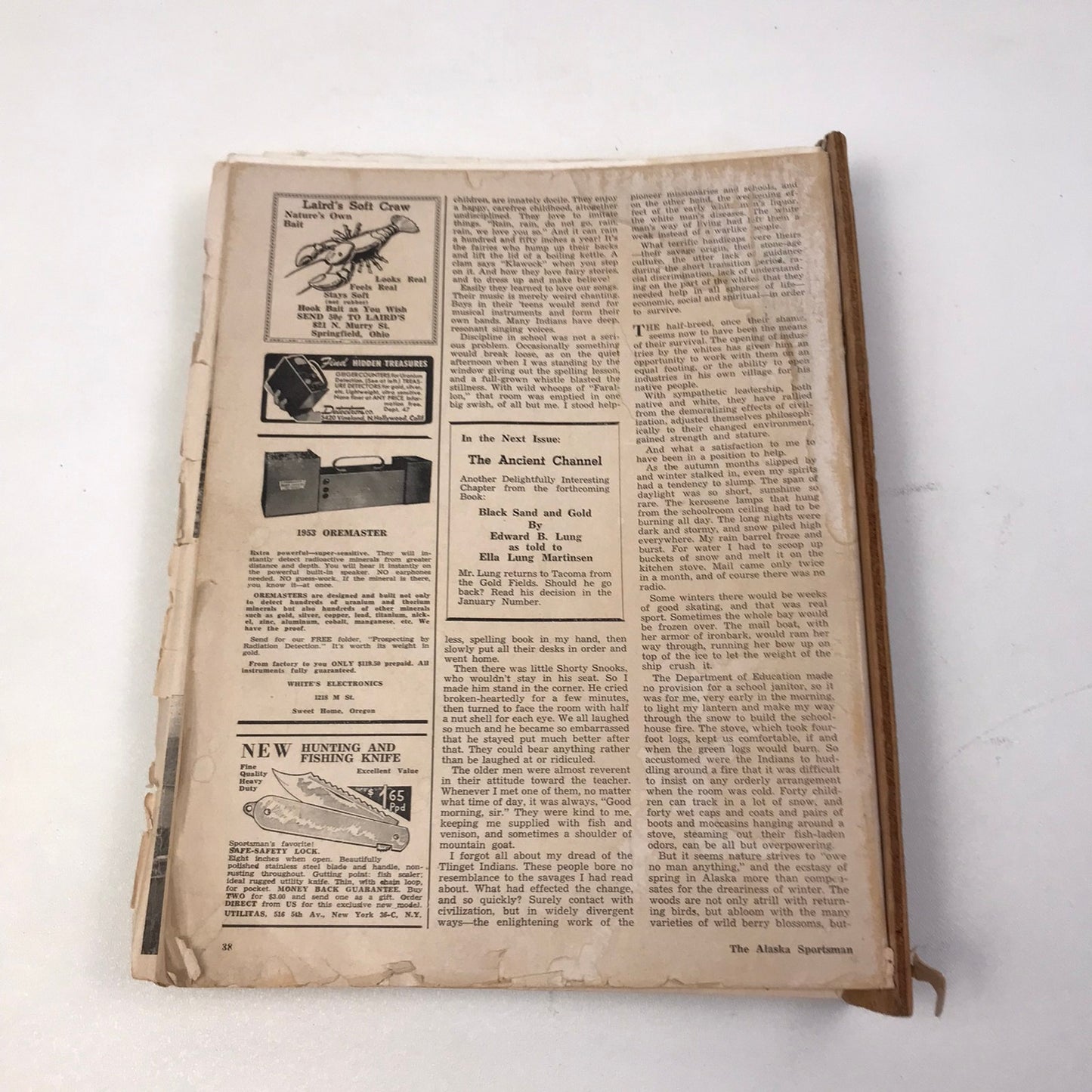 The Alaska Sportsman Magazine 1953 Full Year Complete Set 12 Issues Hand Bound
